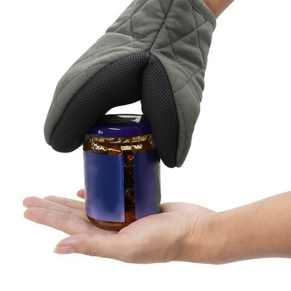 OFFIGAM Kitchen Baking Gloves Microwave Glove Cotton Filling 1 Pair 6.88x5.31x1.57 Inch