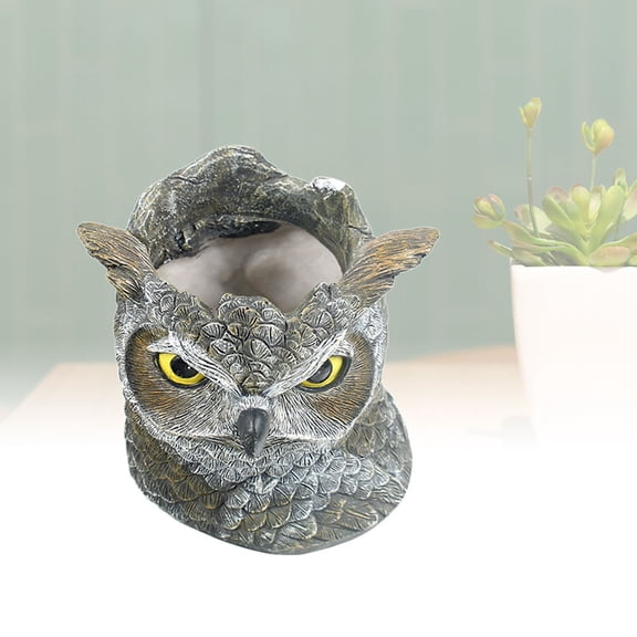 Masteelf Owl to Owl Flower Pot Sturdy Flower Pot Animal Flower Pot
