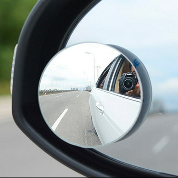 Masteelf Pair of 360 Degree Rotatable 170 Degree Wide Angle Round Convex Mirror for Universal Auto Car SUV Van Truck Vehicle Rear View Parking Mirror