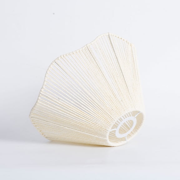 Masteelf Paper String Woven Light Cover Retro Lampshade Ceiling Light Cover Woven Lampshade Decor