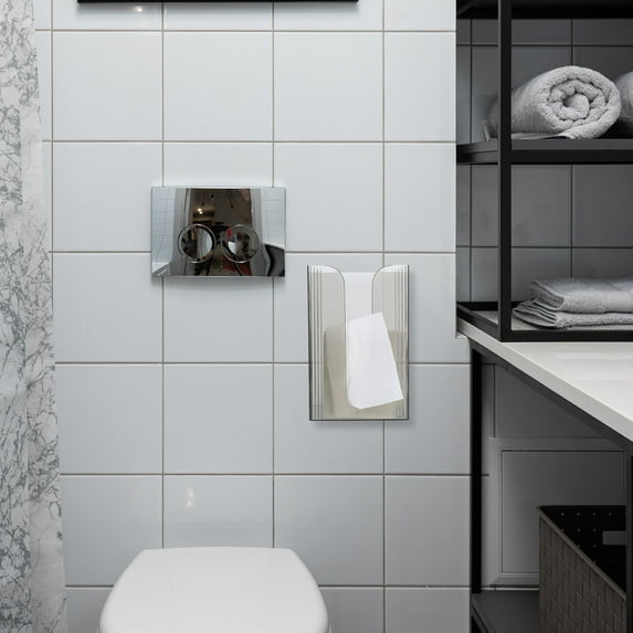 Masteelf Paper Towel Dispenser Wall Mount Hand Towel Dispenser Suitable for Multi-Fold Paper Towels Countertop Paper Towel Dispenser for Bathroom Toilet and Kitchen Grey