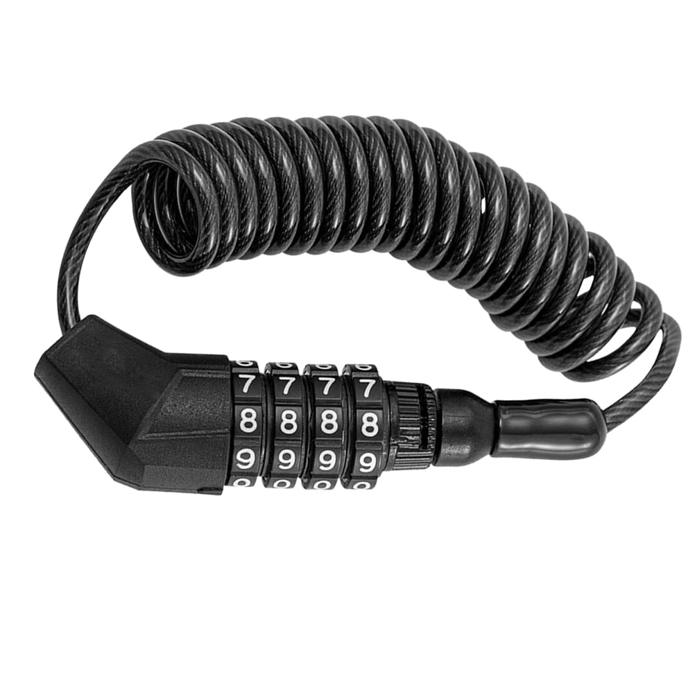 Masteelf Password Helmet Lock Bike Security Motorcycle Riding Gear Chain Wheel Black