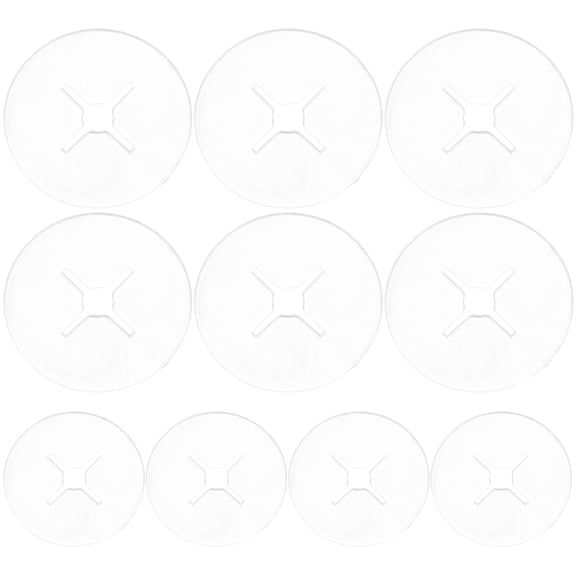 Masteelf Peg Hook Stoppers with PE Material for Daily Use Transparent of 100pcs