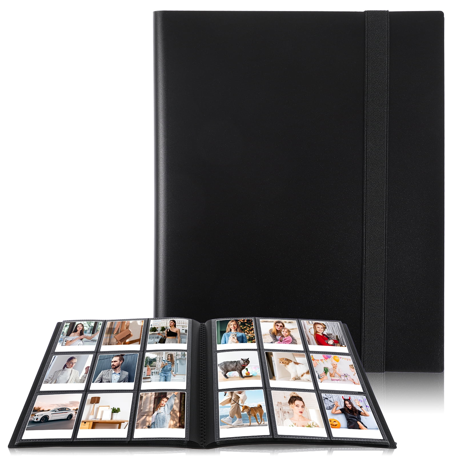 Masteelf Photo Card Binder Album for Scrapbooking, Picture Storage Organizer with Binders