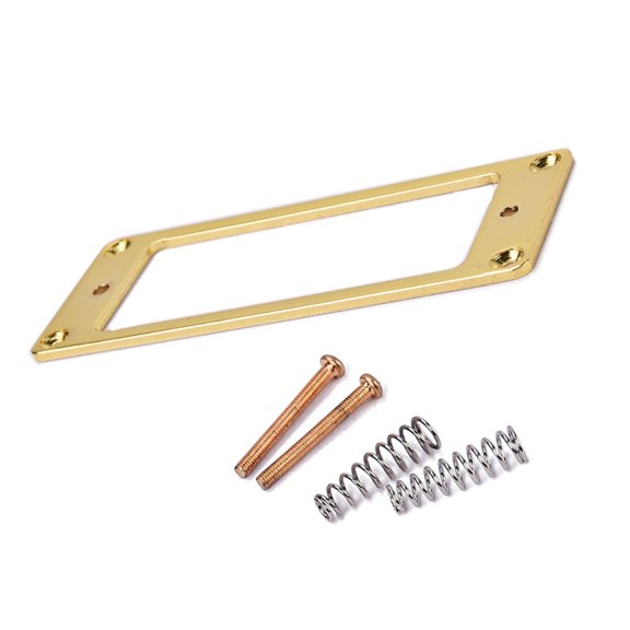 Masteelf Golden Mini Pickup Frame for Guitar with Flat Base, Guitar Accessory for Enhanced Sound