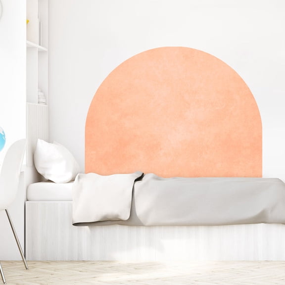 Masteelf Pink Arch Wall Decal PVC Decorative Sticker for Home Modern Art Mural Easy to Apply 24.5 x 12.5 Inches