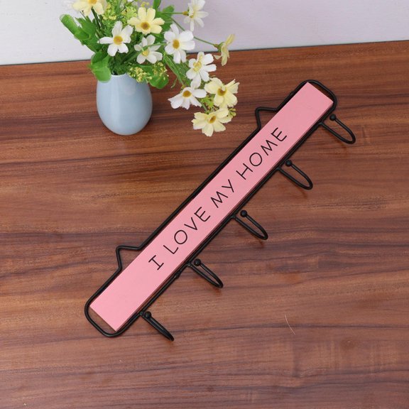 Masteelf Iron Wall Hooks for Hanging Storage - Single Piece Organizer for Home, Kitchen, Bedroom Use