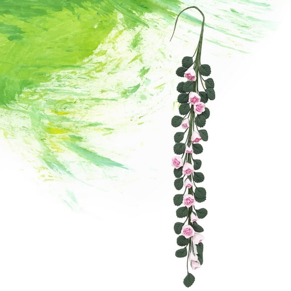 Masteelf Pink Resin Artificial Flower for Home Decoration Creates Romantic Atmosphere Perfect for Wedding Bouquet 7 Inch
