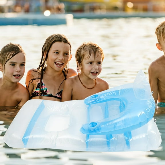 Masteelf Pink Swimming Floating Bed for Pool Made of PVC Lightweight and Portable