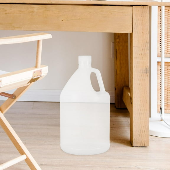 Masteelf Plastic Bucket with Lid for Kids White 1 Gallon Storage Container for Cleaning Soaps and Liquids