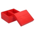 thumbnail image 1 of Masteelf Plastic Coin Case Red Coin Storage Box Display Stand R Coin Organizer for Collectors, 1 of 8