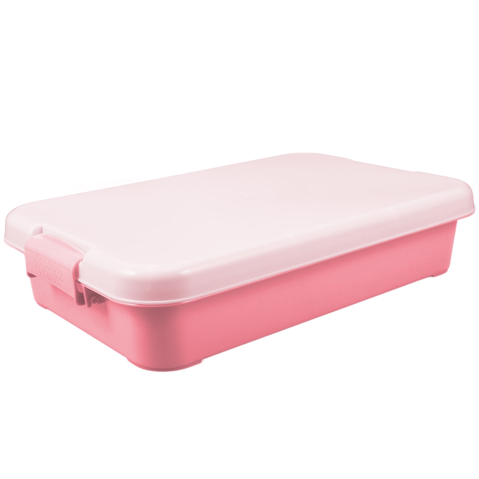 Masteelf Play Tray with Lid Plastic Sandbox Travel Toddler