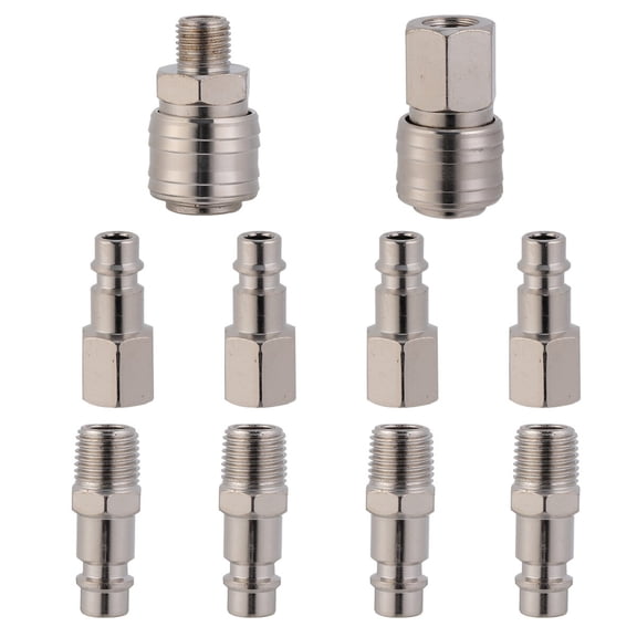 Masteelf  Plug Quick Connector Air Hose Compressor Fitting Male Fittings