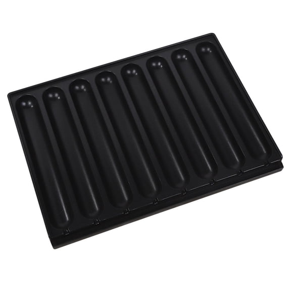 Masteelf Portable Aluminum Alloy Sausage Rack for Outdoor BBQ and Kitchen Use Black