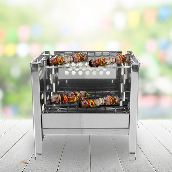 IDEANATEGRATE Portable Barbecue Grill For 1 Set