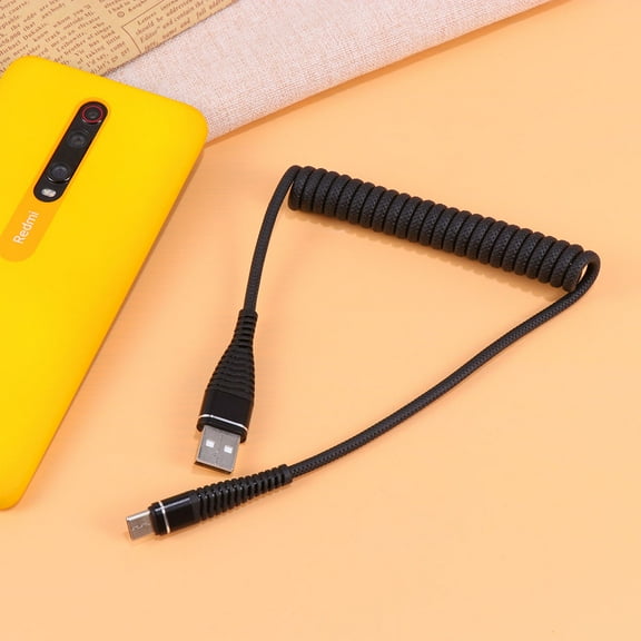 Masteelf Portable Charger Lightweight Charging Cable 40*1.2CM Black