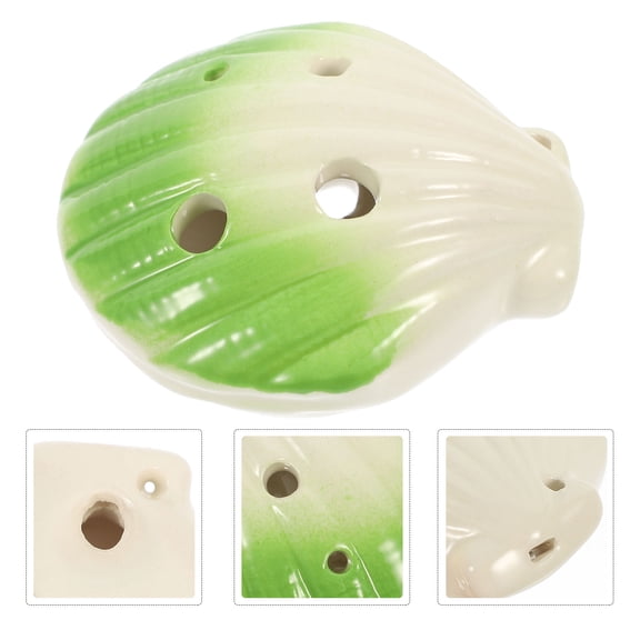 LOLIPPYY Beginners Practice Ocarina Green Ceramic 1Set