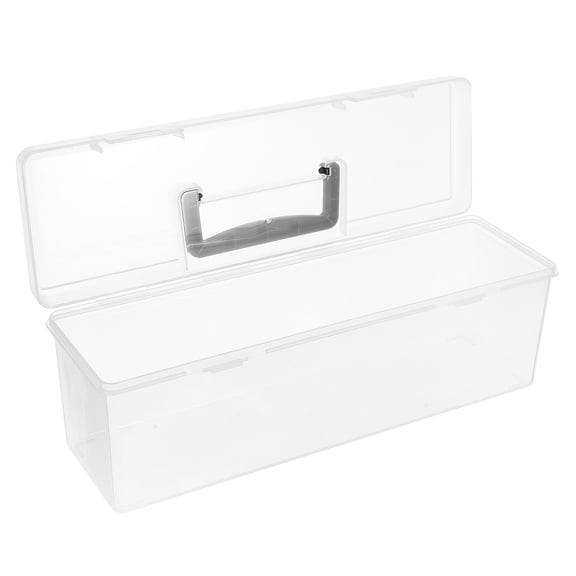 Masteelf Portable Seed Packet Storage Box For Easy Management Plastic Seed Organizer With Transparent Cover Seed Holder For Home Balcony