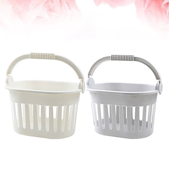 Masteelf Portable Storage Basket for Small Items with Handle Made of PP Material Lightweight and