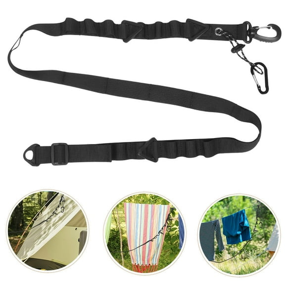 Masteelf Portable Travel Clothesline Adjustable Clothes Drying Rope Heavy Duty Clothesline for Camping Retractable Clothes Line for Outdoor Hiking
