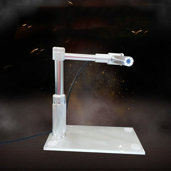 Masteelf Portable USB Digital Microscope 600X 8 LED Magnifier with Stand Compatible with WIN XP/VISTA/7/8