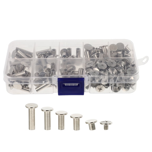 Masteelf Posts for Scrapbooks Binding Photo Album Ledger Rivets Easy Use Screws