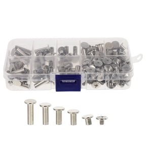 HONITANO 1 Box Stainless Steel M5 Screw Post Binding Screw for Book Albums