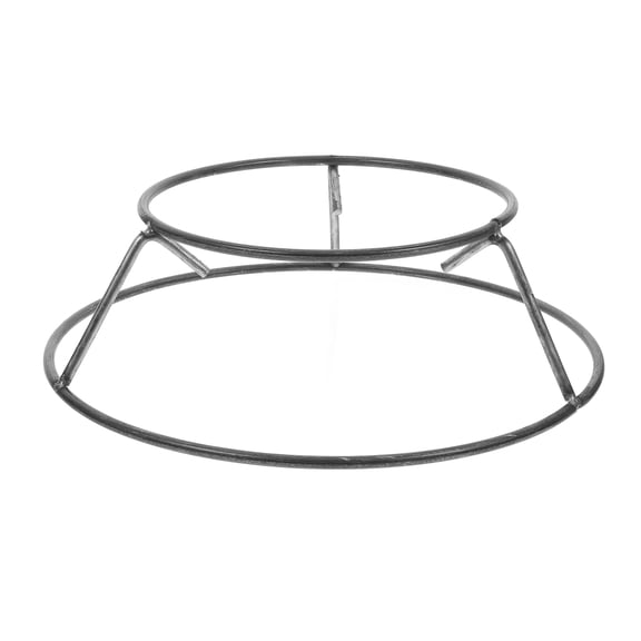 OFFIGAM Portable Grey Camping Wok with Stable Pot Rack for Outdoor Campfire Cooking and Hiking Adventures