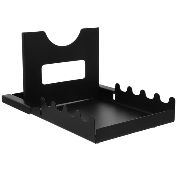 Masteelf Kitchen Pot Lid and Utensil Organizer Rack for Countertop & Cabinet, Space-Saving Storage Holder for Cookware
