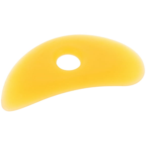 Masteelf Professional Pottery Clay Rib Tool, Multi-Purpose Rubber Scraper for Clay Sculpting, Trimming, and Handicraft Projects