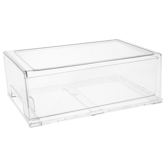 WRITWAA Clear Plastic Storage Drawers with Desktop Drawer Design for Office Stationery and Makeup