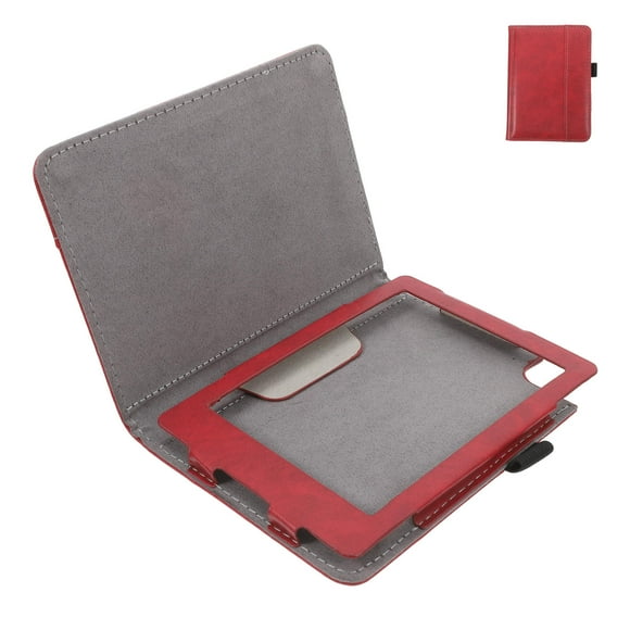 Masteelf Protective Artificial Leather Cover For E-Reader Artificial Leather Cover For Electronic Reader Reader Case Cover Electronic Book Cover Compatible for Kobo Aura Edition 2