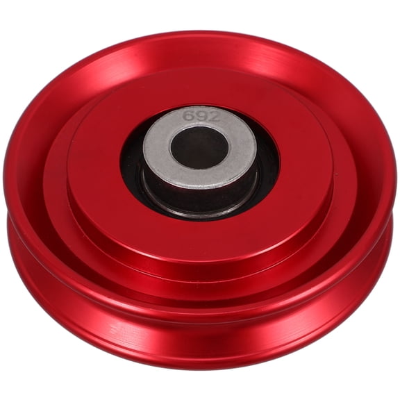 SWETRACE Aluminum Alloy Weight Lifting Pulley Wheel Smooth Operation Red for Gym Equipment