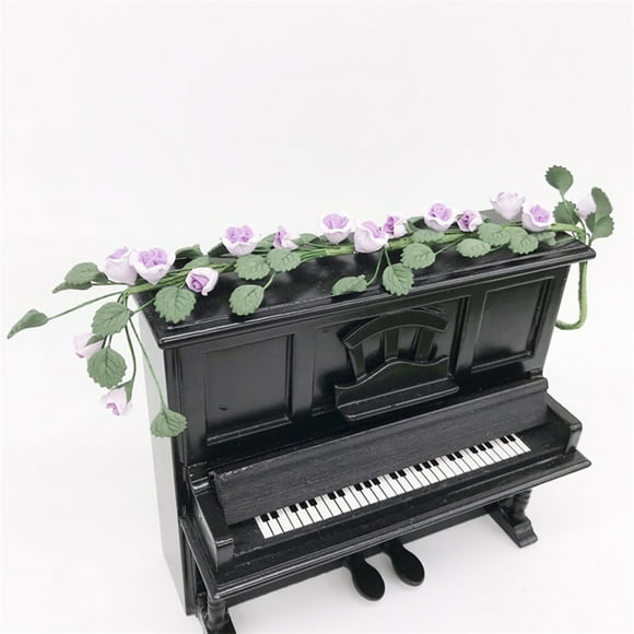 Masteelf Purple Resin Artificial Flower for Home Decoration Creates Romantic Atmosphere Wedding Bouquet 6 Inches