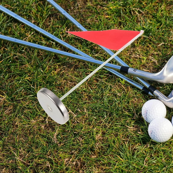Masteelf Putting Cup Practice Golf Cup Golf Supplies Golf Flag And Hole Putting Cup And Flag Practice Hole Cup Hole Cup Replacement Golf Hole Cup Golf Training Cup