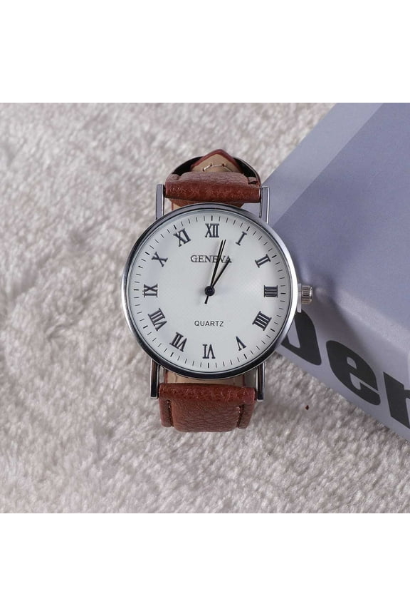 Quartz Watch Business Watch Man 24.00X4.00X0.60CM Brown
