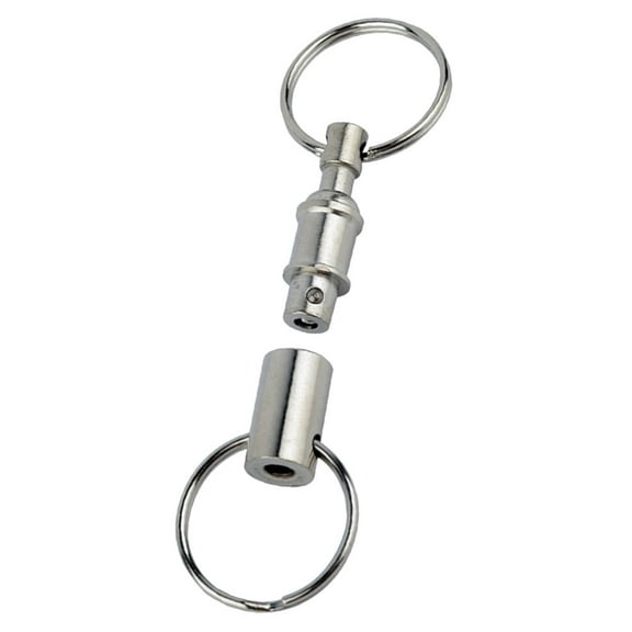Masteelf Quick Release Keychain with Clip Pull Apart Key Holder for Security Durable Iron Alloy for Outdoor Activities and Daily Use