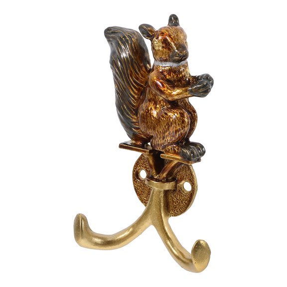 Masteelf Rack Key Chain Holder Wall Mount Things Hooks Golden