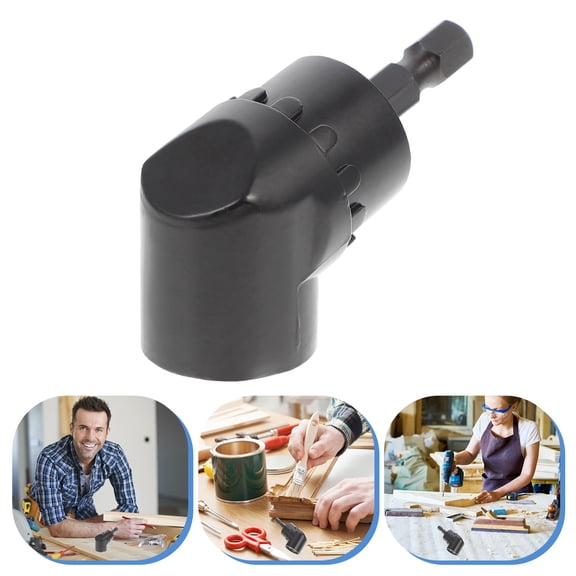 KALLORY Right Angle Attachment Black for DIY Projects 1Pack