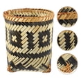 thumbnail image 1 of Masteelf  Rattan Trash Can Boho Waste Basket for Bathroom Woven Paper Office, 1 of 8