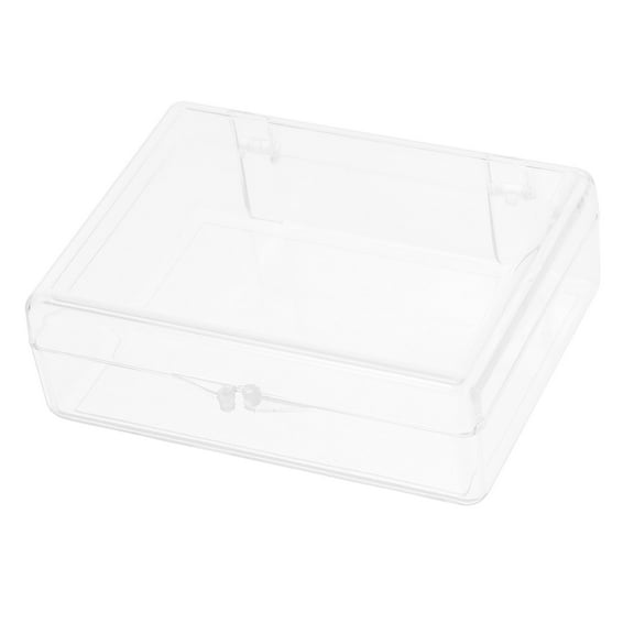 Masteelf Rectangle Storage Box Empty Display Case Multifunctional Storage Holder Transparent Specimen Storage Holder Indoor Display Box