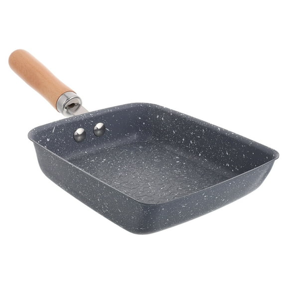 Masteelf Rectangular Nonstick Skillet Japanese Egg Roll Pan For Omelets And Pancakes Compatible With Gas And Induction Stoves