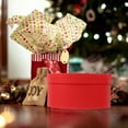 thumbnail image 1 of Masteelf Red Round Flower Gift Box for Wrapping Spacious and Paper to Use 1 Piece, 1 of 7