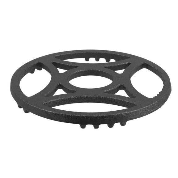 Masteelf Replacement Cast Iron Wok Support Ring for Gas Stove Burner Grate Round Flat Gas Stove Wok Stand Rack Accessories 17.5cm