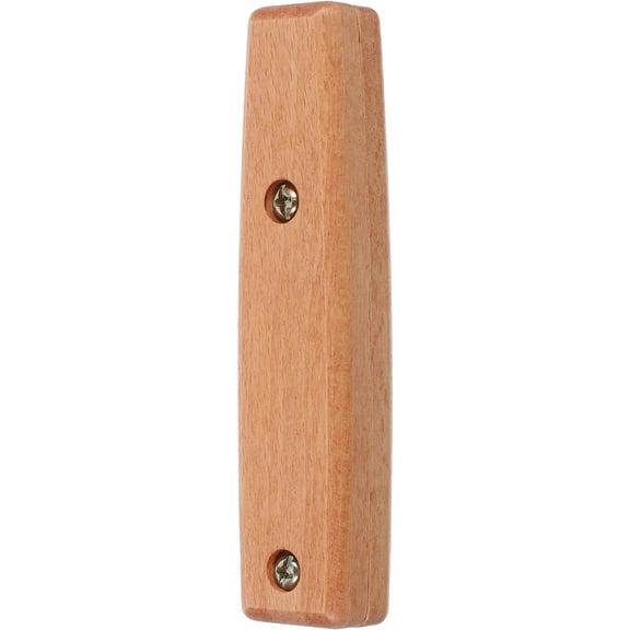 Masteelf Replacement Wood Handle Turner with Removable Khaki Grip for Kitchen Cooking Utensils