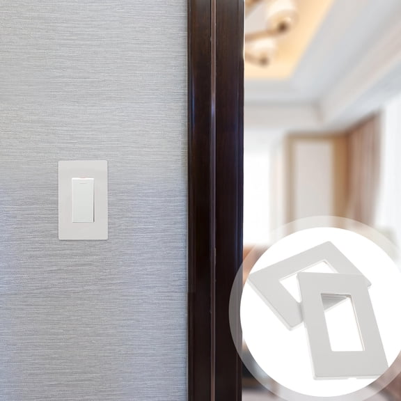 Masteelf Replacement Screw-Free Panel Flexible Wall Plate 12X7.5X0.6CM