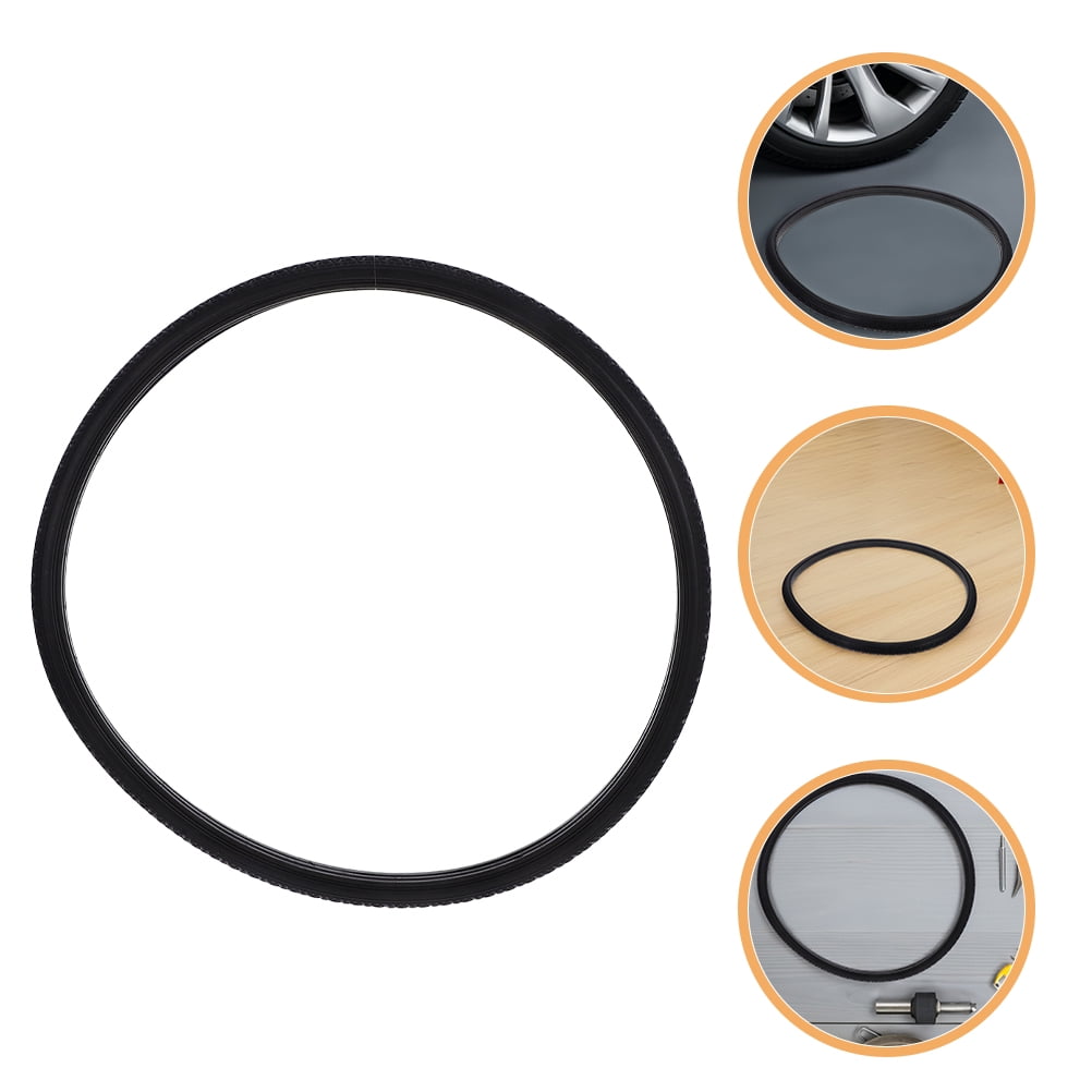 Masteelf Replacement Wheelchair Wheels For Walkers Rear Wheel Assembly For Wheelchairs Replacement Parts Black 24X1 3/8
