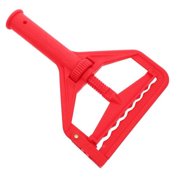 OFFIGAM Red Adjustable Mop Clip, ABS Material, Secure Fixing Accessory for Home and Commercial Cleaning Use