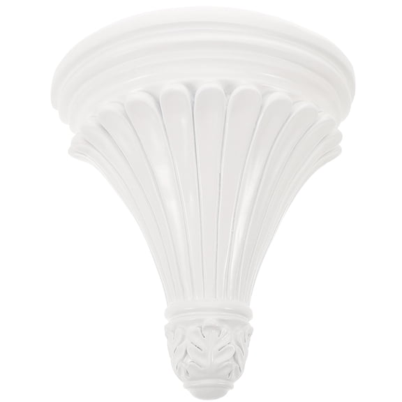 Masteelf Resin Floating Shelf Household Wall Mounted Storage Shelf Flower Pot Holder European Wall Rack Floating Wall Shelf Home Decoration