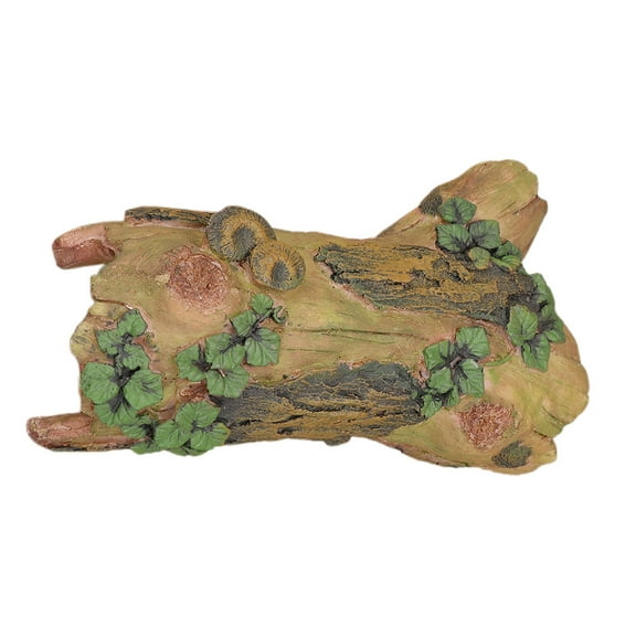 Masteelf Resin Reptiles Tree Trunk Habitat Decor Resin Reptile Log Hides Caves Lizard Hideout Cave Bark Habitats Decoration